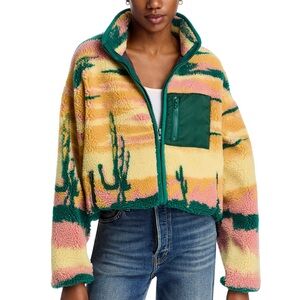 MOTHER Cactus Cooler Heat Lamp
Multicolor Fleece Puffer Jacket